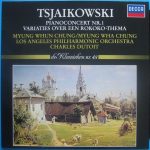 Pyotr Ilyich Tchaikovsky, Myung-Whun Chung, Myung-Wha Chung - Pianoconcert Nr. 1 In Bes, Op. 23, Variaties Over Een Rokoko-Thema (LP)