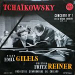 Pyotr Ilyich Tchaikovsky, Emil Gilels, Fritz Reiner, Chicago Symphony Orchestra - Concerto N° 1 En Si Bémol Mineur Op. 23 (LP, Mono, RE)