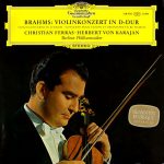 Johannes Brahms - Christian Ferras, Berliner Philharmoniker, Herbert Von Karajan - Violinkonzert In D-Dur (LP, RE)