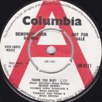 Graham Bonney - Thank You Baby (7", Single, Promo)