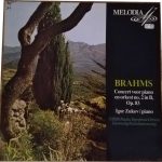 Johannes Brahms, Igor Zhukov, Большой Симфонический Оркестр Всесоюзного Радио - Brahms, Concert Voor Piano En Orkest No.2 in B, Op.83 (LP, Mono, Bla)