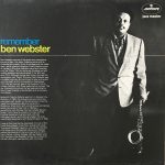 Ben Webster - Remember Ben Webster (LP, Album, RE)