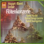 Wolfgang Amadeus Mozart, Michel Blavet, Jean-Marie Leclair, Aurèle Nicolet, Festival Strings Lucerne, Rudolf Baumgartner - Flötenkonzerte (LP, Album, RE)