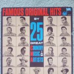 Various - Famous Original Hits By 25 Great Country Music Artists (LP, Album, Comp, Mono)