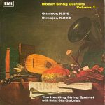Wolfgang Amadeus Mozart - Heutling-Quartett With Heinz-Otto Graf - String Quintets Volume 1: G Minor, K.516; D Major, K.593 (LP)