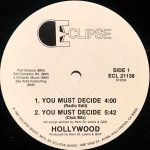 Hollywood (12) - You Must Decide (12")