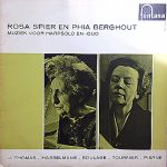 Rosa Spier En Phia Berghout - Muziek Voor Harpsolo En -Duo (LP, Album, Mono)