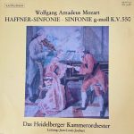 Wolfgang Amadeus Mozart - Heidelberger Kammerorchester, Jean-Louis Joubert - Haffner-Sinfonie • Sinfonie G-moll K.V.550 (LP)
