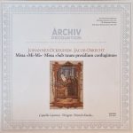 Johannes Ockeghem · Jacob Obrecht – Capella Lipsiensis · Dietrich Knothe - Missa »Mi-Mi» · Missa »Sub Tuum Presidium Confugimus« (LP)