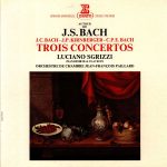 Johann Christian Bach / Johann Philipp Kirnberger / Carl Philipp Emanuel Bach - Luciano Sgrizzi, Orchestre De Chambre Jean-François Paillard - Trois Concertos (Autour De J.S. Bach) (LP)
