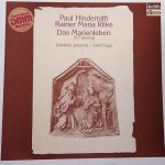 Gundula Janowitz, Irwin Gage - Paul Hindemith Rainer Maria Rilke Das Marienleben (2.Fassung) (2xLP, Mono, Gat)