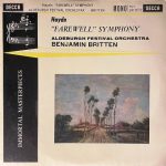 Haydn*, Aldeburgh Festival Orchestra*, Benjamin Britten - "Farewell" Symphony (10", Mono)