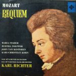 Wolfgang Amadeus Mozart — Maria Stader, Hertha Töpper, John Van Kesteren, Karl Kohn - Münchener Bach-Chor, Münchener Bach-Orchester - Karl Richter - Requiem (LP)