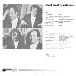 Otto Schenk - Nicht Ernst Zu Nehmen: Otto Schenk Liest Parodien (LP, Album)