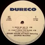 Miami House Attack Featuring George McCrae - Rock My No 1's (12", Maxi)