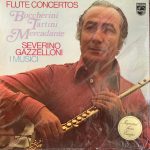 Luigi Boccherini / Giuseppe Tartini / Giuseppe Saverio Mercadante, Severino Gazzelloni, I Musici - Flute Concertos (LP, Promo)