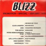 Various - Blizz Promotion Special - January 1985 (LP, Comp, Promo)