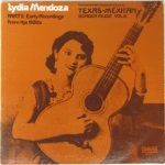 Lydia Mendoza - Part 2: Early Recordings From The 1930's (LP, Comp, Gat)