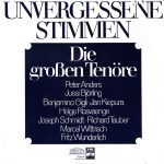 Various - Unvergessene Stimmen (Die Grossen Tenöre) (2xLP, Comp, Club)