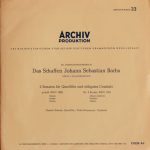 Johann Sebastian Bach - Gustav Scheck / Fritz Neumeyer - 2 Sonaten Für Querflöte Und Obligates Cembalo (10", Mono)