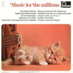Various - Music For The Millions - 1 (LP, Comp)