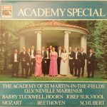 Wolfgang Amadeus Mozart - Ludwig van Beethoven - Franz Schubert, The Academy Of St. Martin-in-the-Fields O.L.V. Sir Neville Marriner, Barry Tuckwell, Josef Suk - Academy Special (LP, RE)
