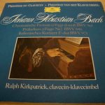 Johann Sebastian Bach – Ralph Kirkpatrick - Chromatische Fantasie & Fuge d-moll BWV 903 / Präludium & Fuge Nr. 1 BWV 846 / Italienisches Konzert F-dur BWV 971 (LP, Comp)