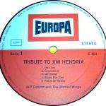 Jeff Cooper And The Stoned Wings - Tribute To Jimi Hendrix (LP, Album, RE)