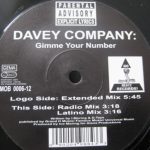 Davey Company - Gimme Your Number (12", Promo)