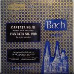 Johann Sebastian Bach, Teresa Stich-Randall, Orchester Der Wiener Staatsoper, Anton Heiller - Cantatas Nos. 51 and 209 (LP, Mono)
