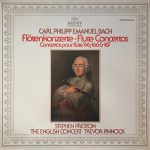 Carl Philipp Emanuel Bach, Stephen Preston, The English Concert • Trevor Pinnock - Flötenkonzerte =  Flute Concertos = Concertos Pour Flûte, Wq 166 & 167 (LP)