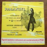 Nicolò Paganini*, Franco Gallini, L'Orchestre Des Concerts Lamoureux*, Arthur Grumiaux - Concerto For Violin And Orchestra No. 4 In D Minor (10", Mono)