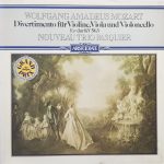 Wolfgang Amadeus Mozart / Le Nouveau Trio Pasquier - Divertimento Für Violine, Viola Und Violoncello Es-Dur KV 563 (LP)