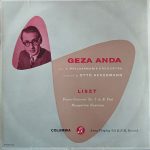 Franz Liszt - Géza Anda ,  Philharmonia Orchestra And Otto Ackermann - Piano Concerto No. 1 In E Flat / Hungarian Fantasia (LP, Mono)