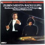 Zubin Mehta /, Radu Lupu, Ludwig Van Beethoven, Israel Philharmonic Orchestra - Piano Concerto No. 5 'Emperor' (LP, Album, RE)
