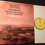Dénes Kovács, János Ferencsik, Hungarian State Orchestra - Beethoven, Violin Concerto (LP)