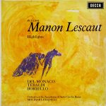 Giacomo Puccini - Mario del Monaco, Renata Tebaldi, Mario Borriello, Orchestra dell'Accademia Nazionale di Santa Cecilia, Francesco Molinari-Pradelli - Manon Lescaut Highlights (LP, Fir)