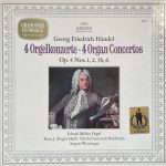 Georg Friedrich Händel - Eduard Müller , Orgel • Hans Joachim Zingel , Harfe • Schola Cantorum Basiliensis • August Wenzinger - 4 Orgelkonzerte = 4 Organ Concertos Op. 4 Nos. 1, 2, 3b, 6 (LP, Album, RE)