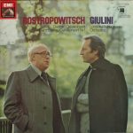 Mstislav Rostropovich, Carlo Maria Giulini, Antonín Dvořák, Camille Saint-Saëns, London Philharmonic Orchestra - Cello Concerto / Cello Concerto No.1 (LP, Album, Quad)