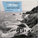 Edvard Grieg - Abbey Simon, The Hague Philharmonic - Concierto para Piano y Orquesta en La menor Opus 16.  (12", MiniAlbum)