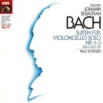 Johann Sebastian Bach, Paul Tortelier - Suiten Für Violoncello Solo Nr.1-3 BWV 1007-09 (LP, Album)