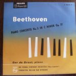 Beethoven*, Cor De Groot, The Vienna Symphony Orchestra*, Willem Van Otterloo - Piano Concerto No. 3 In C Minor Op. 37 (10", Mono)