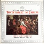 Giovanni Bononcini - Hans-Martin Linde - Divertimenti Da Camera (LP, Gat)