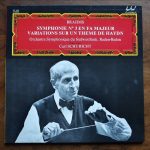 Johannes Brahms - Carl Schuricht Dirige Südwestfunkorchester Baden-Baden - Symphonie N°3 En Fa Majeur - Variations Sur Un Thème de Haydn (LP, RE)
