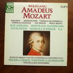 Wolfgang Amadeus Mozart, Elly Ameling, Rotraud Hansmann, Louis Devos, Barbara Scherler, Chorus Of The Gulbenkian Foundation En Gulbenkian Orchestra O.L.V. Michel Corboz / Theodor Guschlbauer, Wiener Barockensemble - Vokale Werken (Requiem, Kroningsmis, Vesperae De Dominica, Vesperae Solennes, Ave Verum, Missa Brevis) (3xLP, Comp)