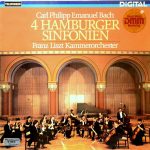 Carl Philipp Emanuel Bach - János Rolla, Liszt Ferenc Chamber Orchestra - 4 Hamburger Sinfonien (LP)