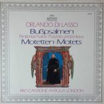 Roland de Lassus - Pro Cantione Antiqua - Bußpsalmen / Motetten (LP)