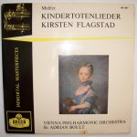 Gustav Mahler - Kirsten Flagstad With Wiener Philharmoniker Conducted By Sir Adrian Boult - Kindertotenlieder (10", Mono)