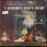 Felix Mendelssohn-Bartholdy - A Midsummer Night's Dream (LP, Album, Mono)