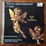 Johann Sebastian Bach - Musik Für Weihnachten (LP)